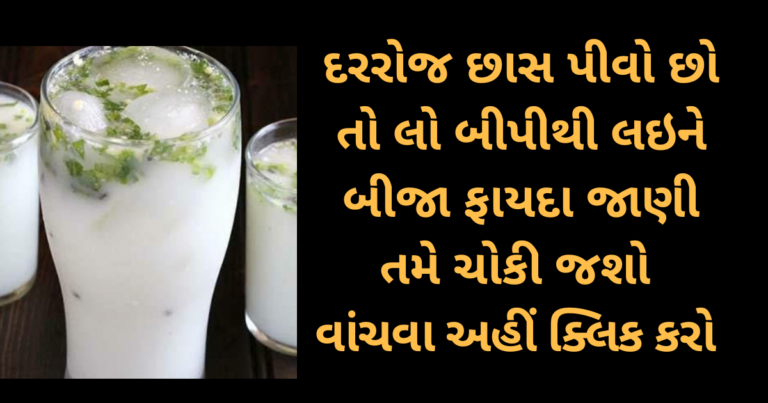 દરરોજ છાસ પીવો છો તો લો બીપીથી લઇને બીજા ફાયદા વાંચવા અહીં ક્લિક કરો