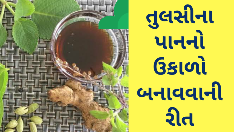 શરદી, ખાંસી, તાવમા અક્સીર ઇલાજ તુલસીના પાનનો ઉકાળો બનાવવાની રીત