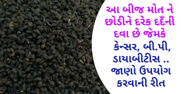 આ બીજ મોત ને છોડીને દરેક દદઁની દવા છે જેમકે કેન્સર, બી.પી, ડાયાબીટીસ .. જાણો ઉપયોગ કરવાની રીત