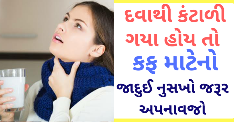 દવાથી કંટાળી ગયા હોય તો કફ માટેનો જાદુઈ નુસખો જરૂર અપનાવજો